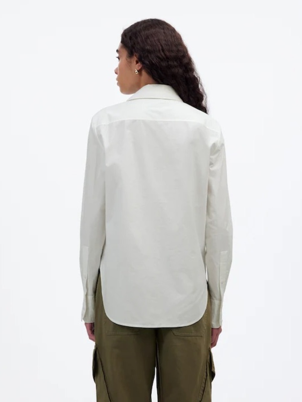 Madewell Utility-Pocket Button-Up Shirt in Eyelet White size 8 New with tag - Picture 4 of 10